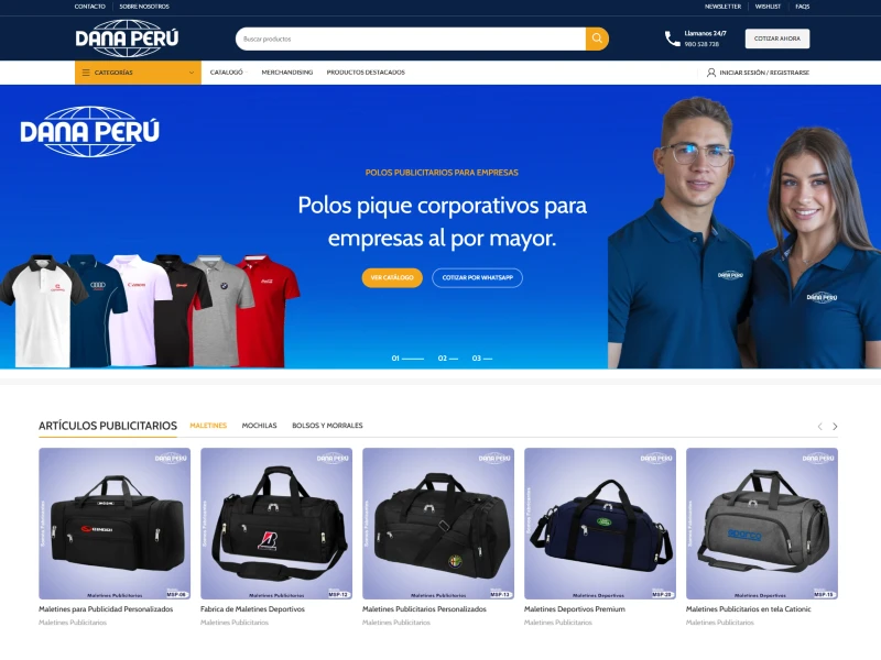 diseño de tienda virtual polospique